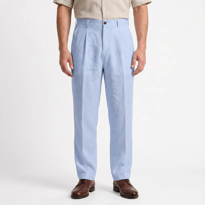 Relaxed Straight Leg Trousers -  Brent