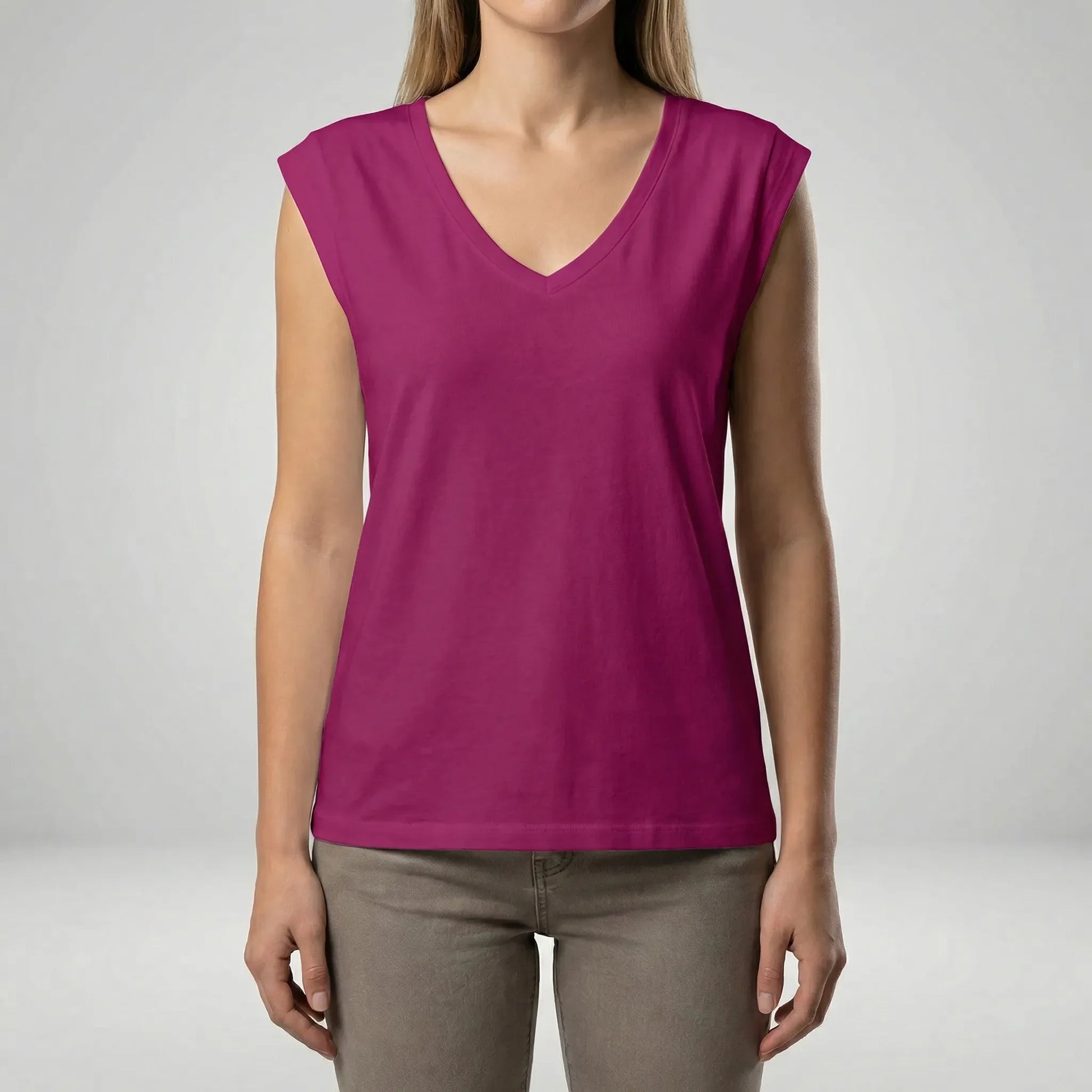 Relaxed V-Neck T-Shirt - Nadine