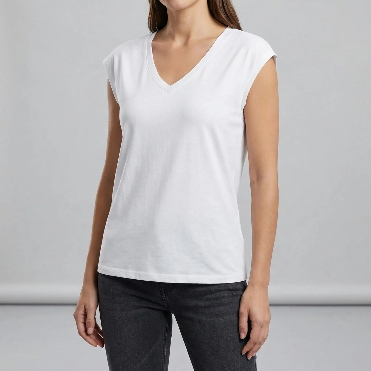 Relaxed V-Neck T-Shirt - Nadine