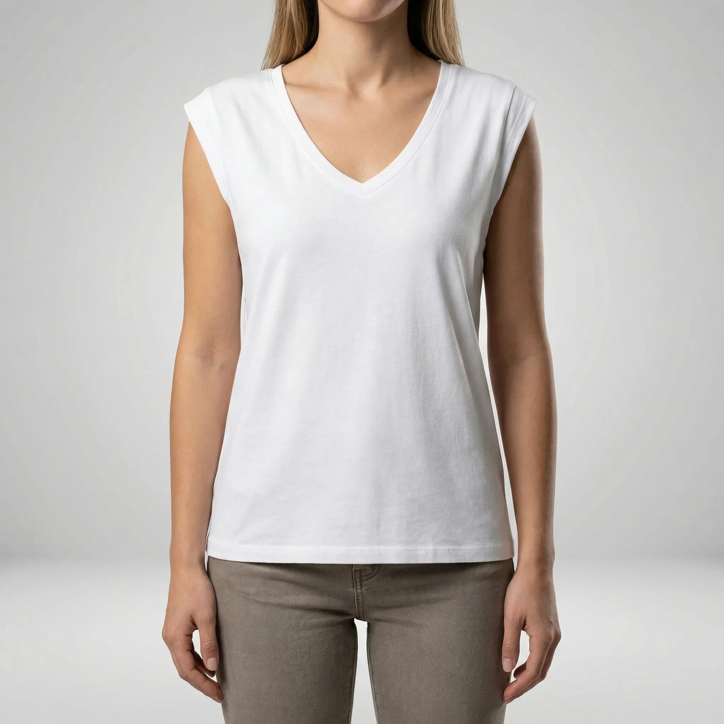 Relaxed V-Neck T-Shirt - Nadine