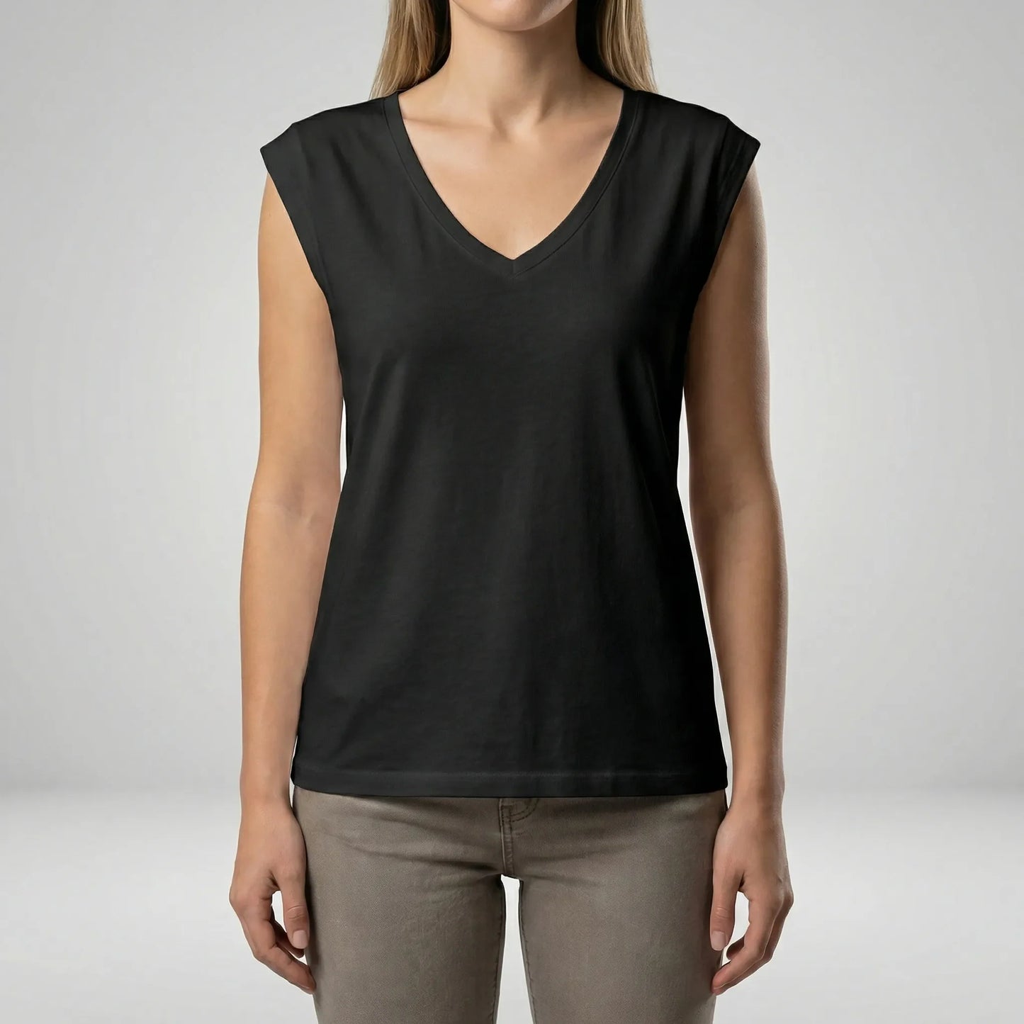Relaxed V-Neck T-Shirt - Nadine