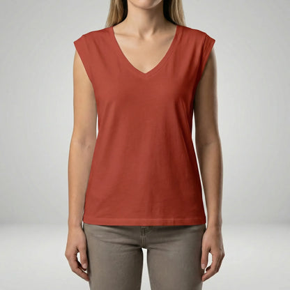 Relaxed V-Neck T-Shirt - Nadine