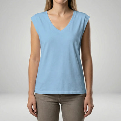 Relaxed V-Neck T-Shirt - Nadine