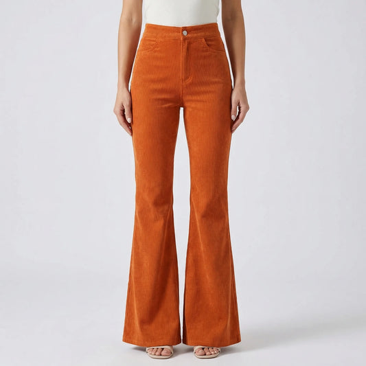 Retro-Inspired Flared Women's Trousers - Kristin