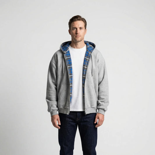 Reversible Oversized Hooded Sweatshirt - Josh