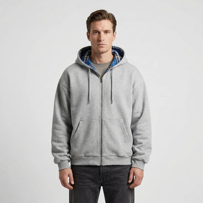 Reversible Oversized Hooded Sweatshirt - Josh