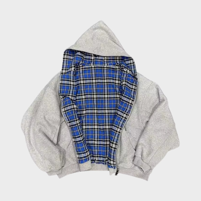 Reversible Oversized Hooded Sweatshirt - Josh