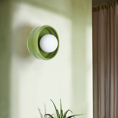 Round Ceramic Wall Lamp - Circo