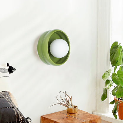 Round Ceramic Wall Lamp - Circo