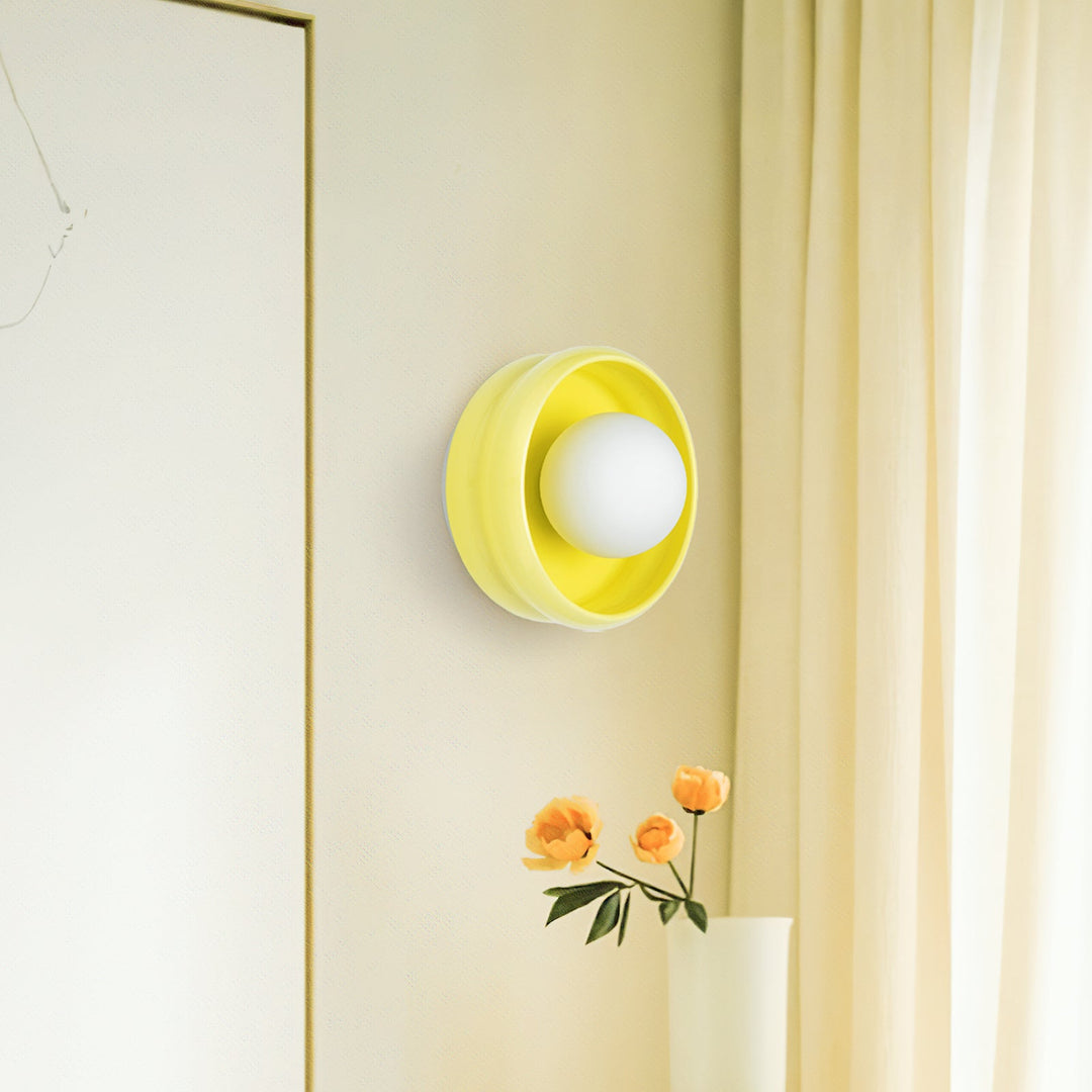 Round Ceramic Wall Lamp - Circo