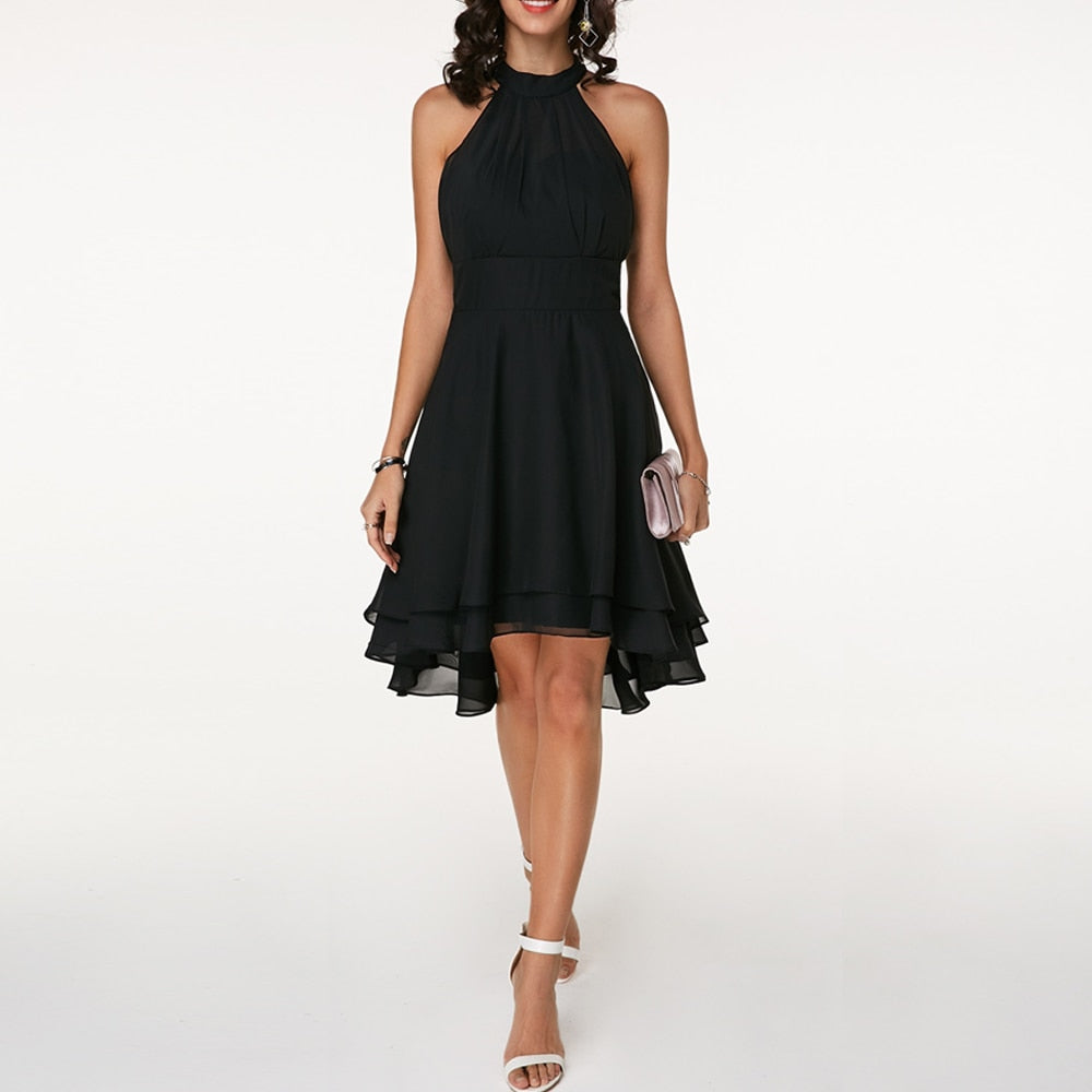 Romantic Occasion Dress With Layered Frills - Gertrude