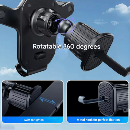 Universal Car Phone Holder with Ventilation Hook – Griponix