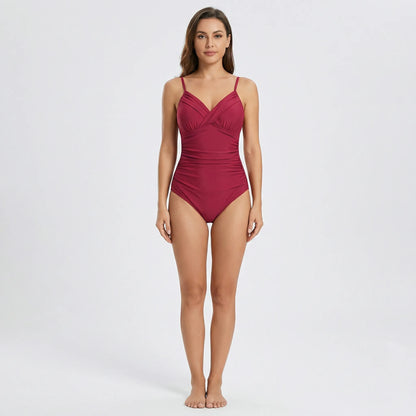 Ruched Shaping Swimsuit For Women - Marisa