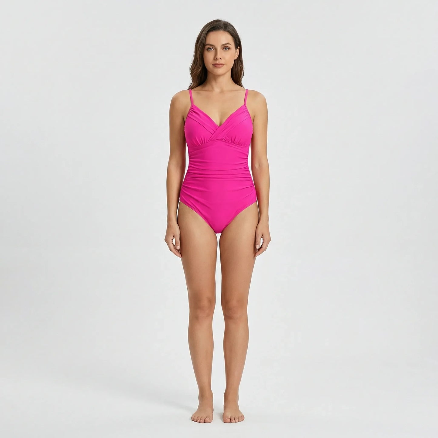 Ruched Shaping Swimsuit For Women - Marisa