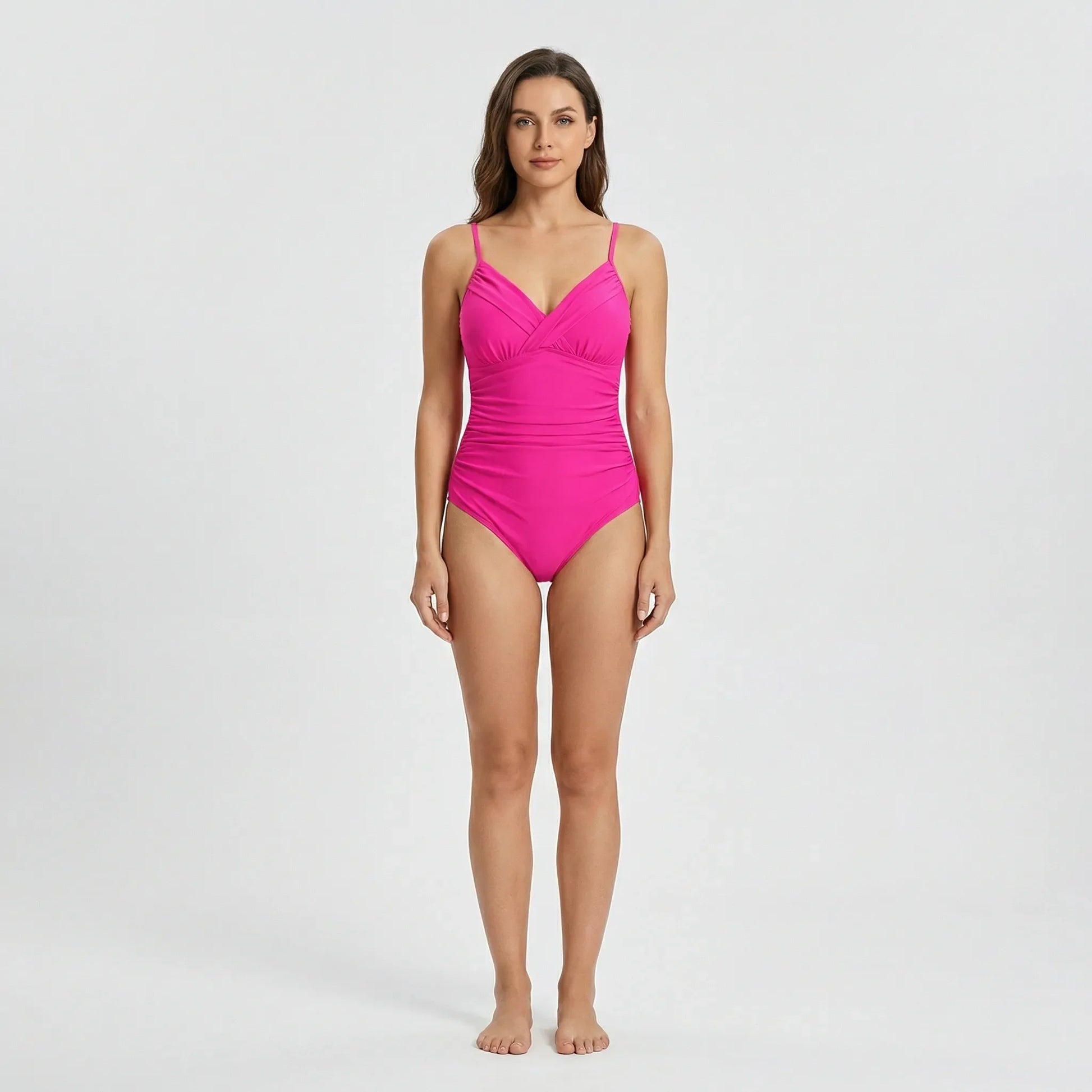 Ruched Shaping Swimsuit For Women - Marisa