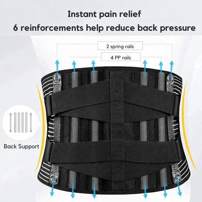 Lumbar Support Belt | 360-Degree Back Stabilization 5