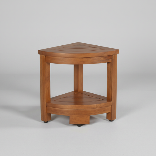 Rutschfester Duschhocker Aus Holz - TeakCornero