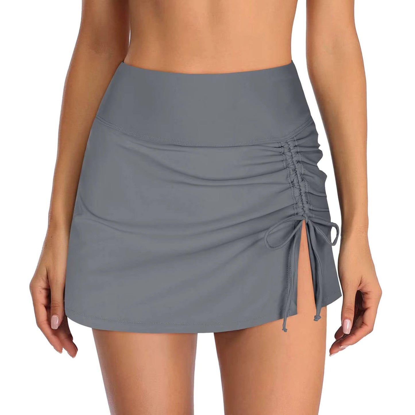 Ladies' swim shorts with side slit – Liv