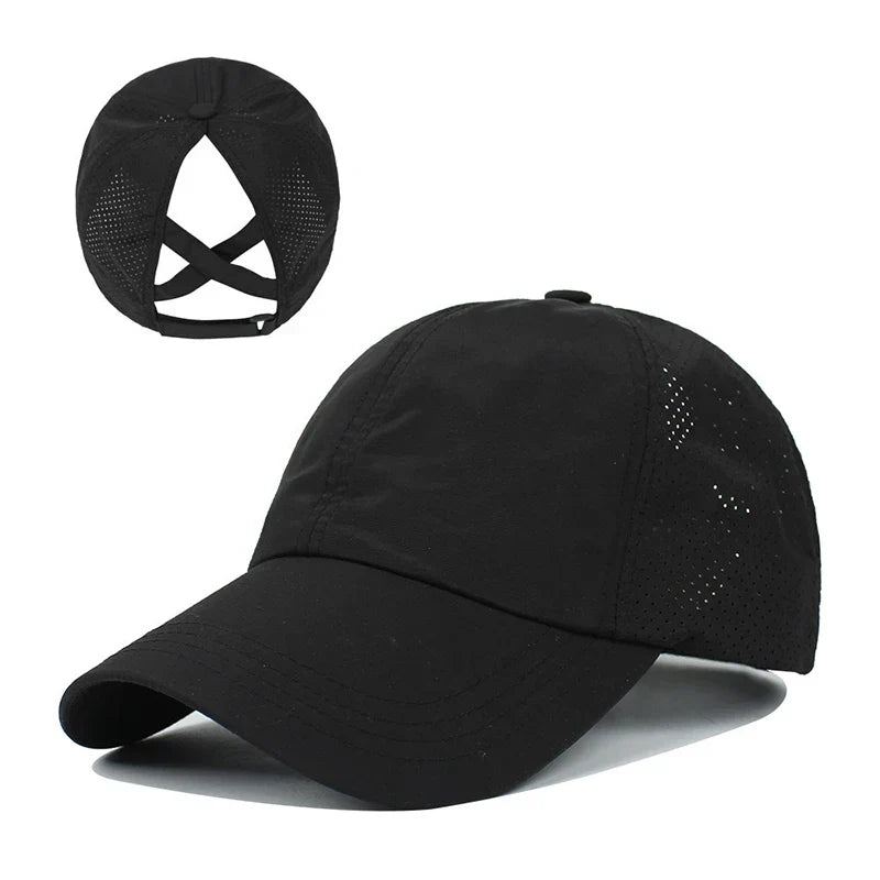 Breathable unisex sports baseball cap made of mesh with adjustable fit – AeroCap