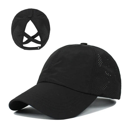 Breathable unisex sports baseball cap made of mesh with adjustable fit – AeroCap