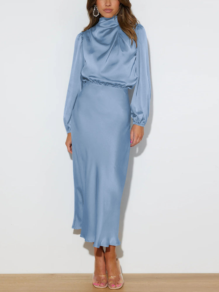 Luxury Satin Dress - Evelina