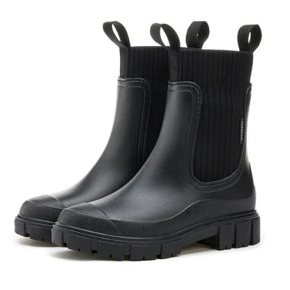 Ladies' insulated waterproof rain boots with anti-slip sole – Nalena