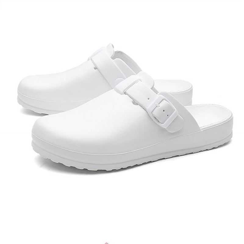 Waterproof & Lightweight Women's Comfort Clogs – Slip-Resistant & Hygienic
