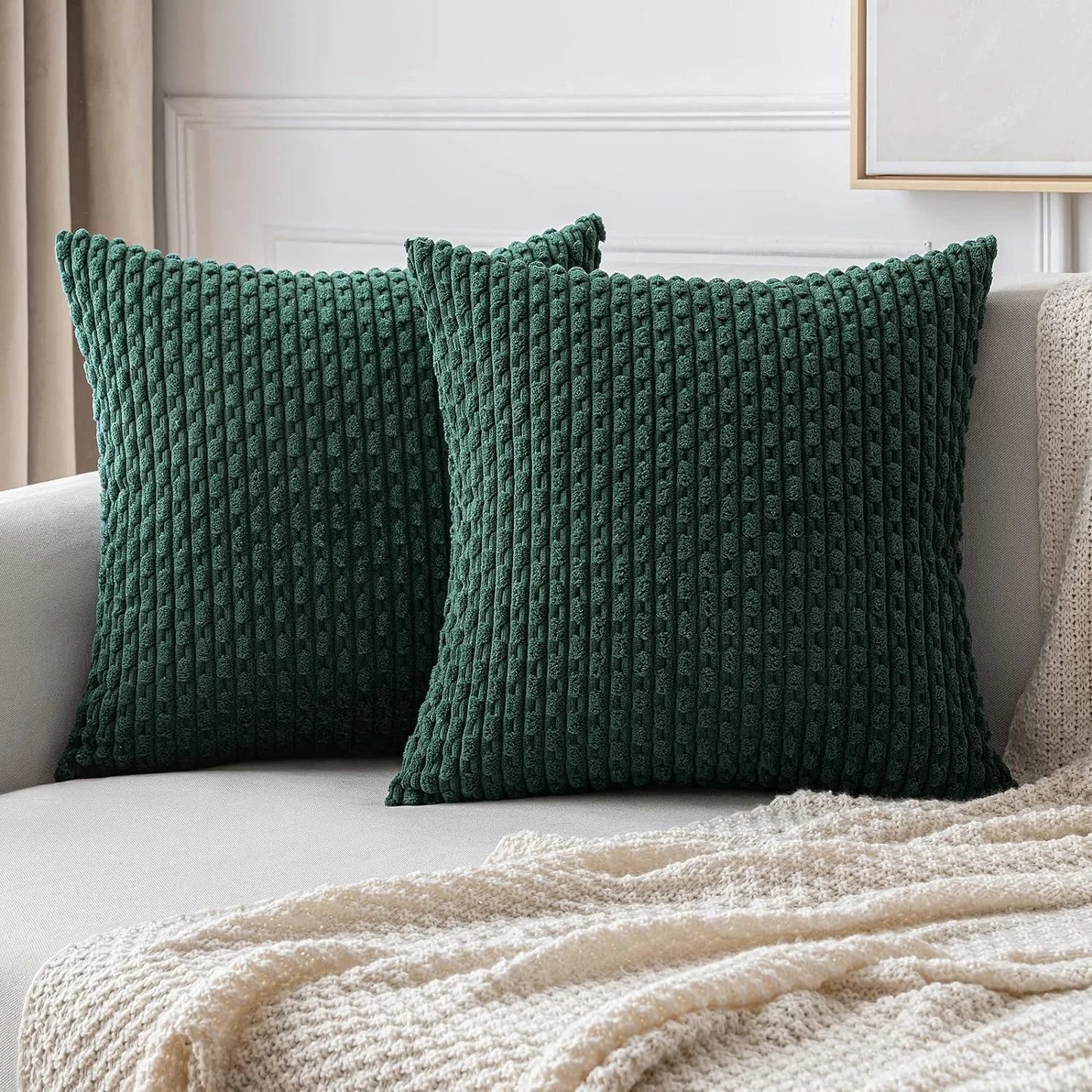 Corduroy Cushion Covers with Boho Style – Velvia