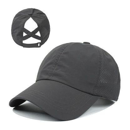 Breathable unisex sports baseball cap made of mesh with adjustable fit – AeroCap