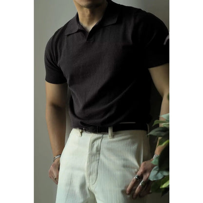 Slim Fit Men's Polo Shirt with Zip – Fabrizio