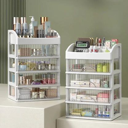 Transparent Acrylic Make-up Organizer - Clarityn