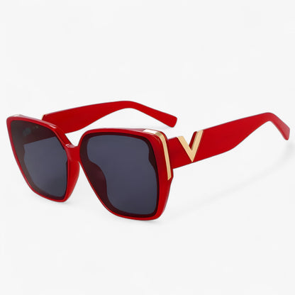 V-shaped mirrored sunglasses – Kryos
