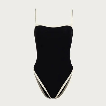 Stylish colour-block swimsuit – Sena