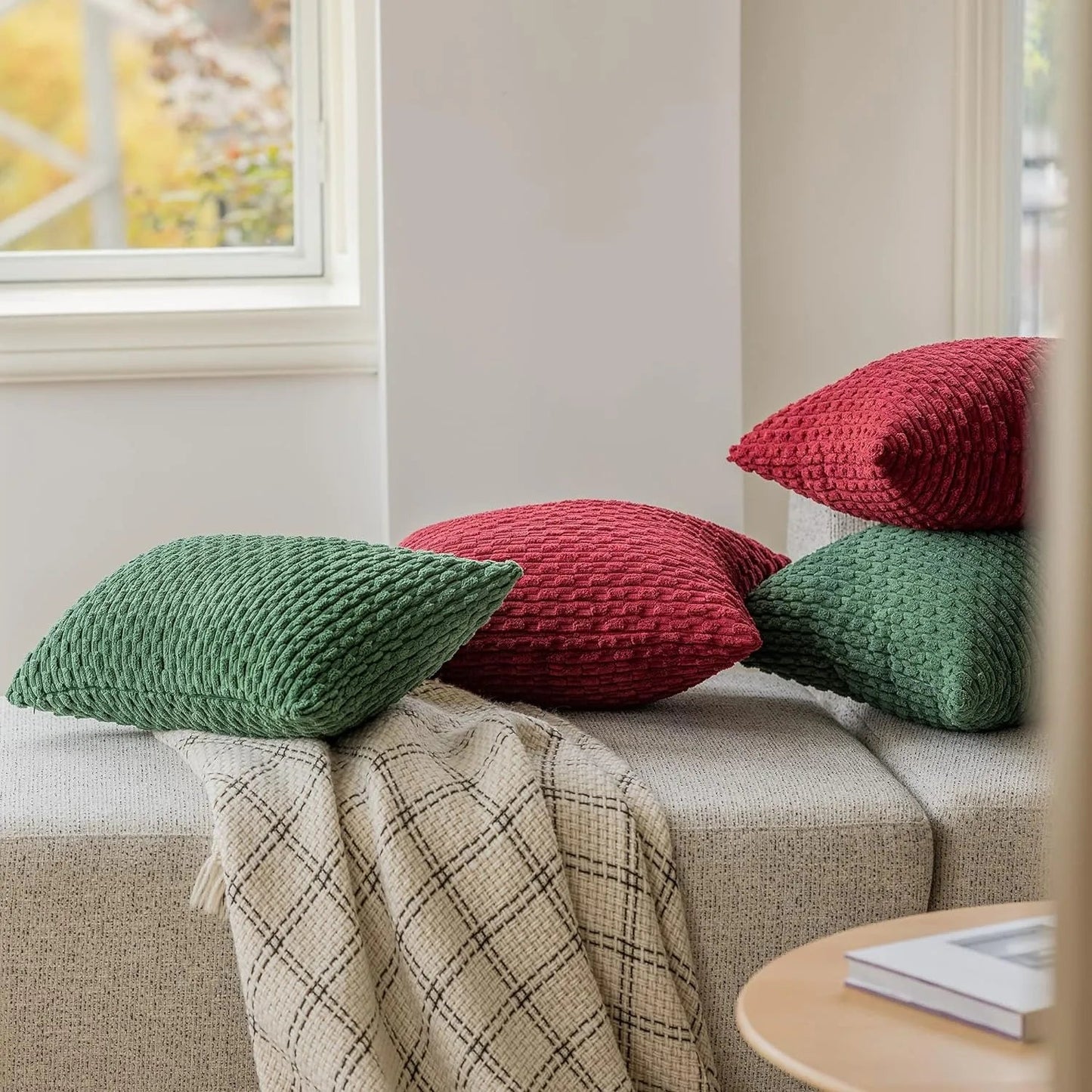 Corduroy Cushion Covers with Boho Style – Velvia