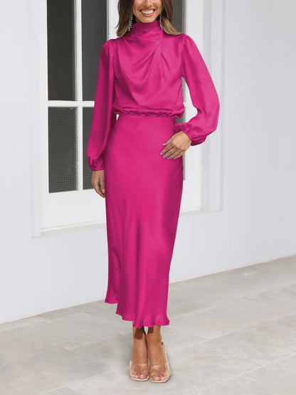 Luxury Satin Dress - Evelina