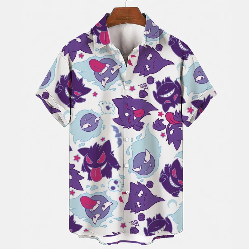 Funny summer set with Gengar & Snorlax print | Buy 1, get 1 free - SleepyFun