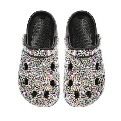 Crystal-embellished summer ladies' slippers made of EVA - Alviera