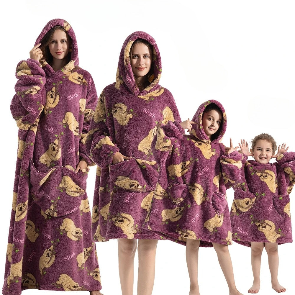 Pumpkin Hoodie Blanket for Halloween Coziness – SpookySnuggle