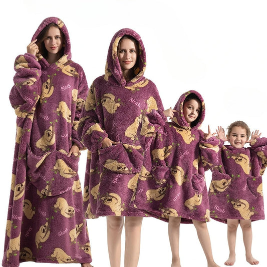 Pumpkin Hoodie Blanket for Halloween Coziness – SpookySnuggle