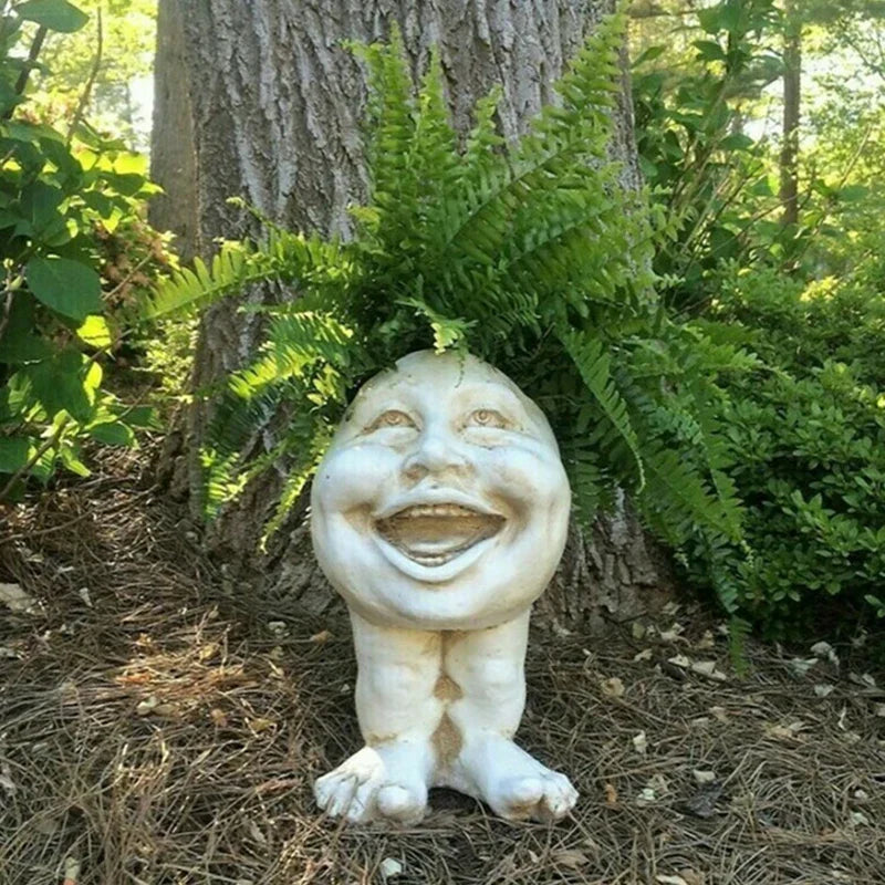 Funny Face Wax Plant Pot - GigglePot