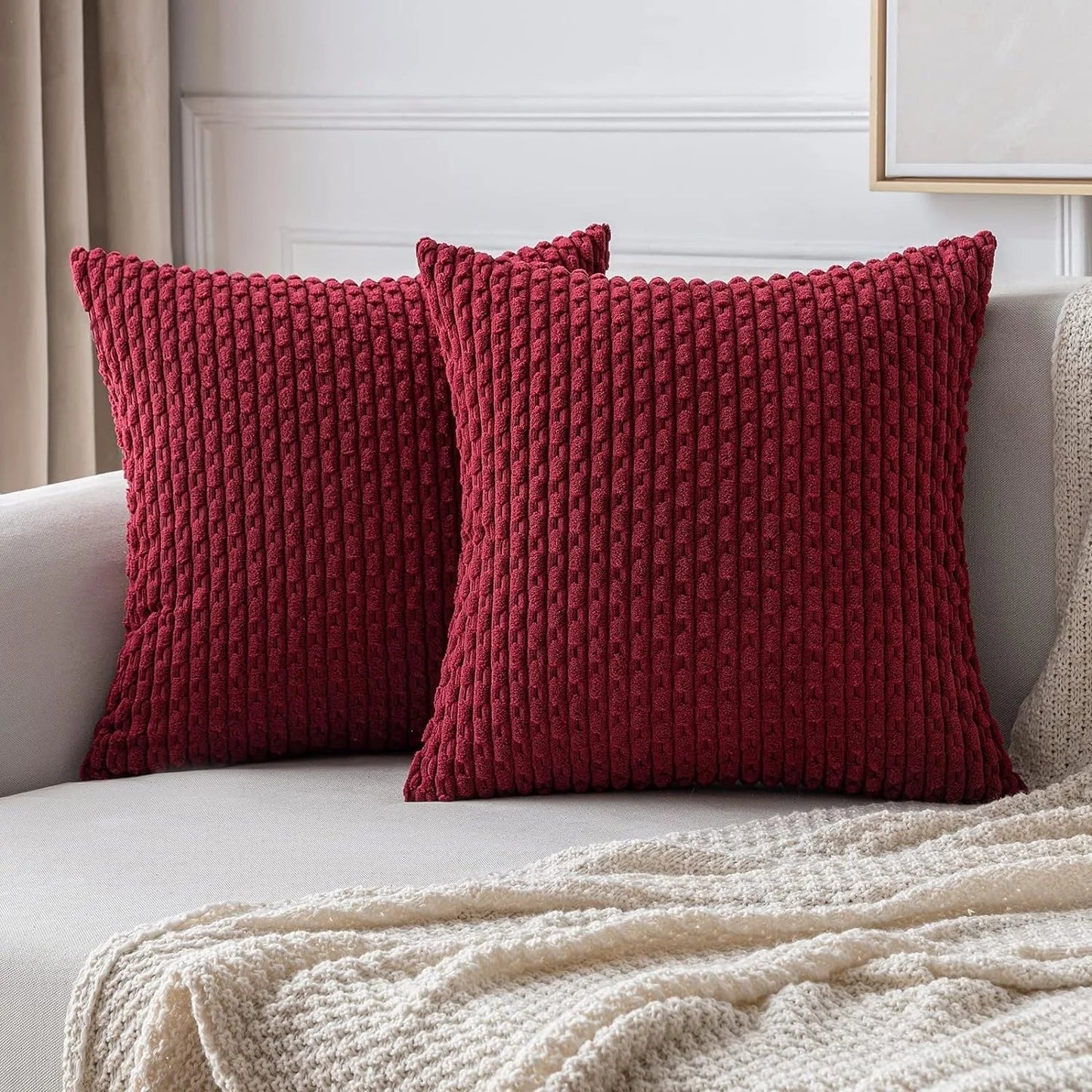 Corduroy Cushion Covers with Boho Style – Velvia