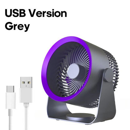 Multifunctional Electric Fan Circulator with 4000mAh Battery – AirFlex