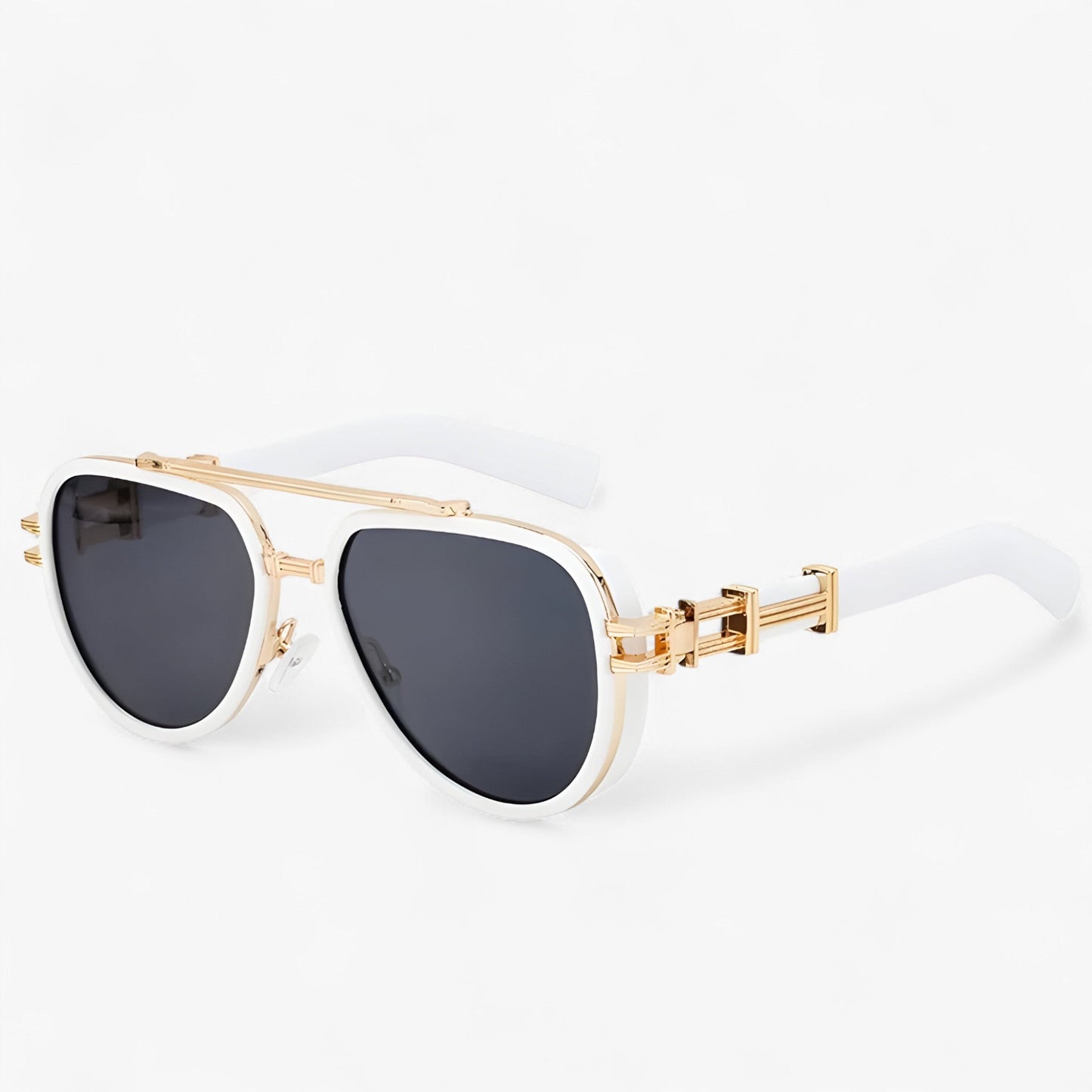 Oversized steampunk sunglasses with polarized lenses – Arclight