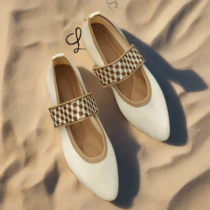 Stylish ladies' autumn shoes with a pointed toe – Lina