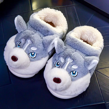 Cute Husky Ladies Slippers – Novi