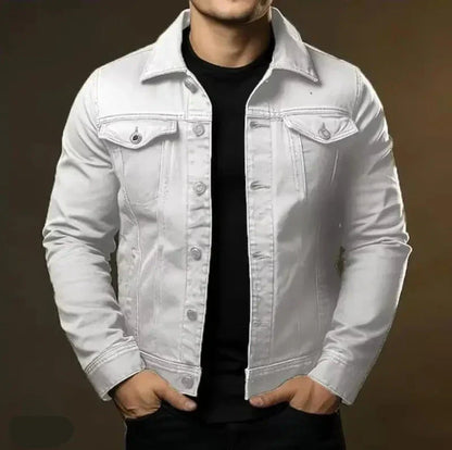 Robust & timeless men's denim jacket made from 100% cotton – Noah Autumn edition