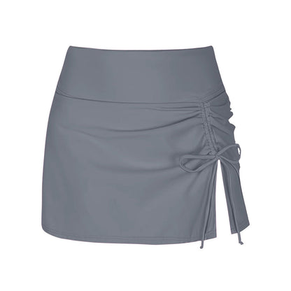 Ladies' swim shorts with side slit – Liv