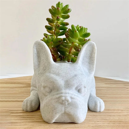 Dog Resin Succulent Planter - Buddy