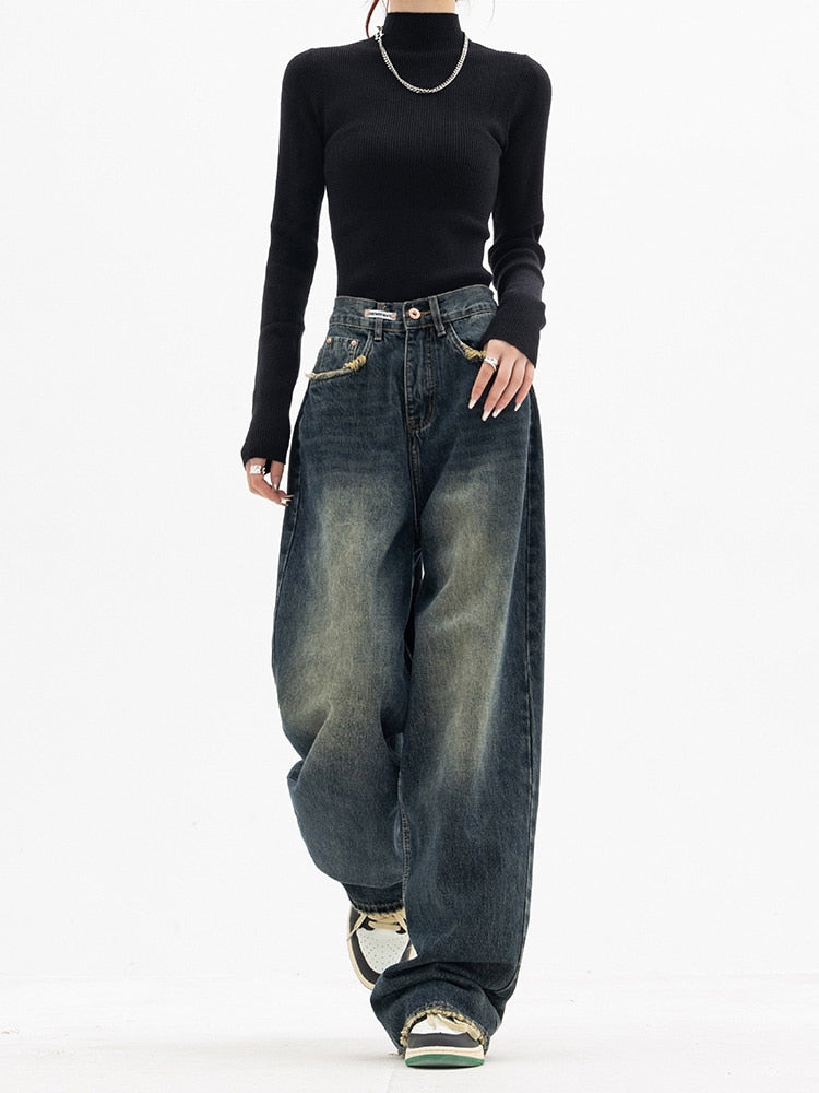 Y2K Vintage Baggy Women's Jeans - Luna