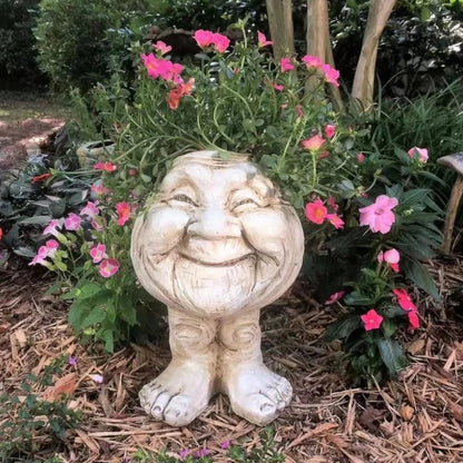 Funny Face Wax Plant Pot - GigglePot